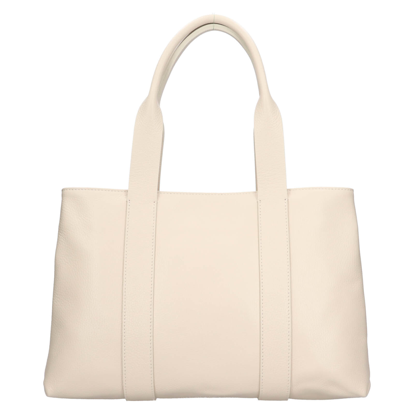 Dámská kožená kabelka Italia Marlen - krémová