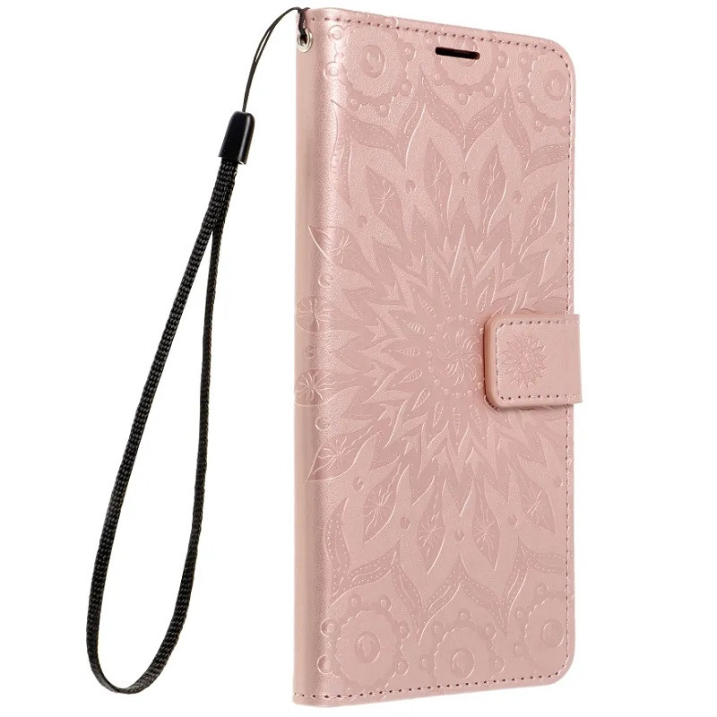 Pouzdro Flip Mezzo Book Xiaomi Redmi Note 14 4G vzor mandala růžovo zlaté