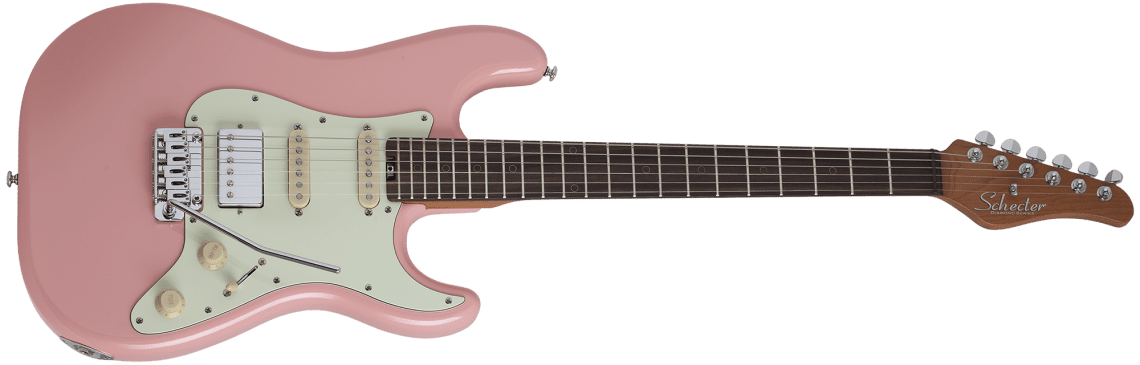 Schecter Nick Johnston Traditional HSS Atomic Coral C-Stock