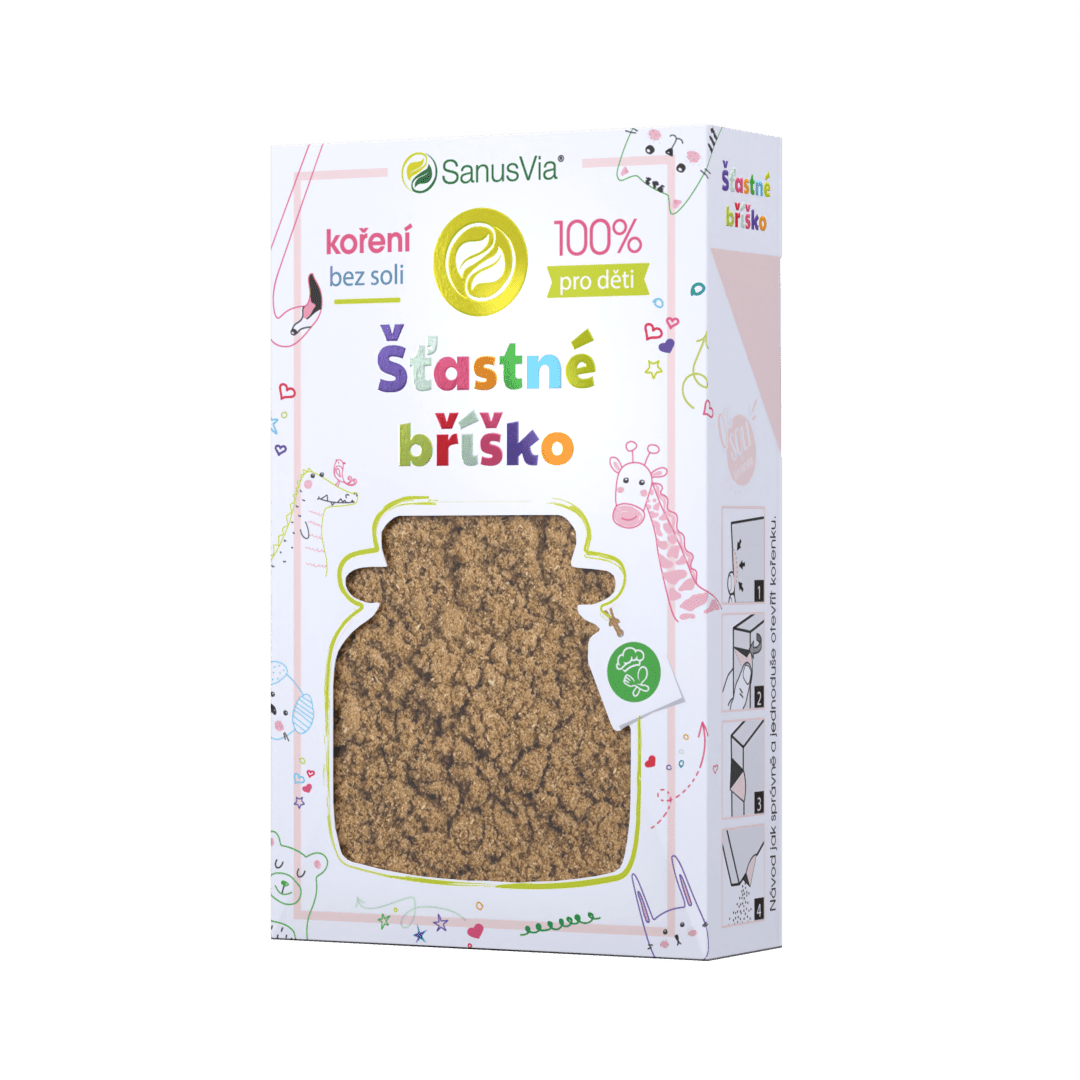 SanusVia Šťastné bříško, bio bez soli 32g 1 ks