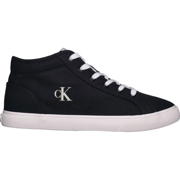 Calvin Klein ESS VULC MID MG CANVAS Pánské tenisky, černá, velikost
