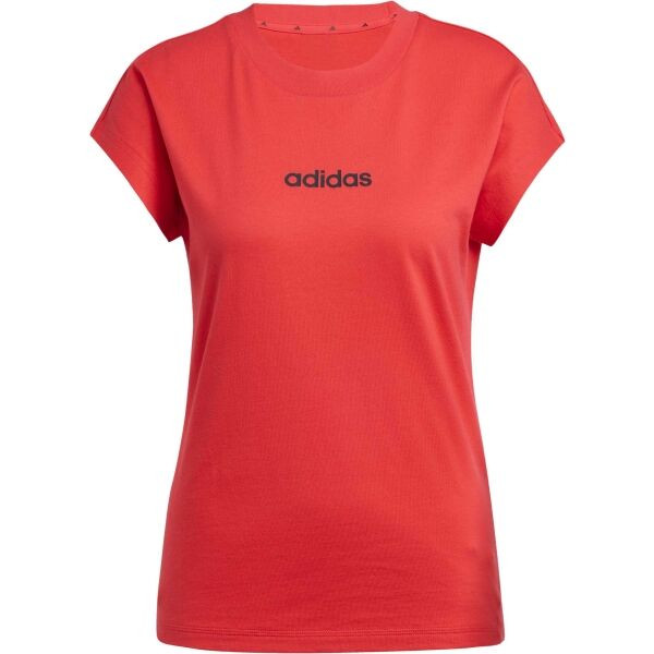 adidas ESSENTIALS LINEAR Dámské triko, červená, velikost