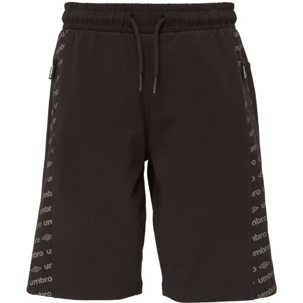 Umbro KORTES Chlapecké šortky, černá, velikost