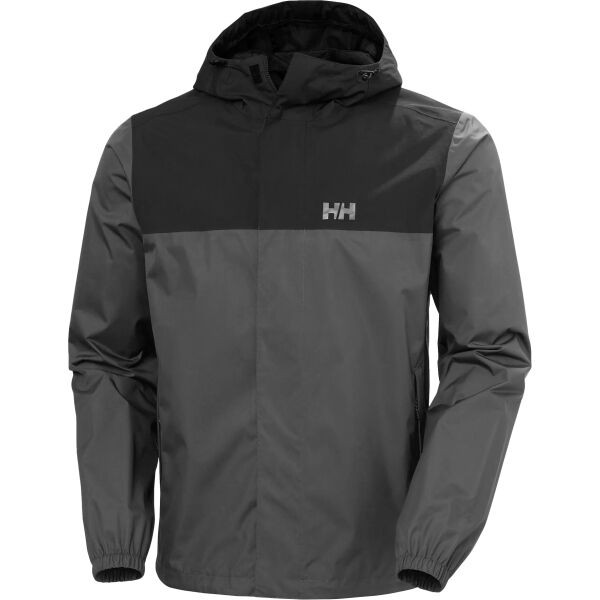 Helly Hansen VANCOUVER RAIN JACKET Pánská šusťáková bunda, tmavě šedá, velikost