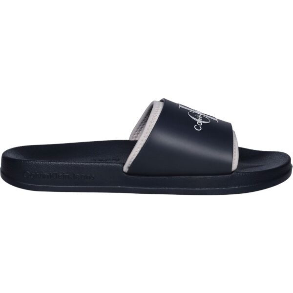 Calvin Klein SLIDE MONOGRAM Pánské pantofle, tmavě modrá, velikost