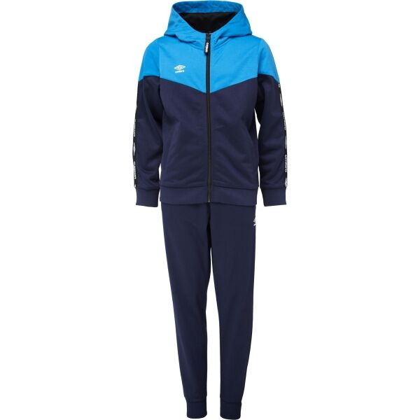 Umbro NEED Chlapecká tepláková souprava, tmavě modrá, velikost