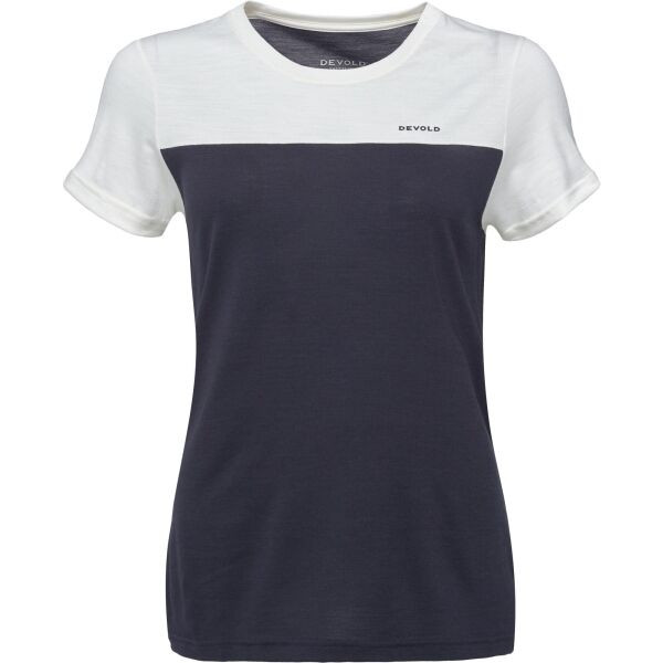 Devold CLASSIC LINEAR Dámské merino triko, černá, velikost