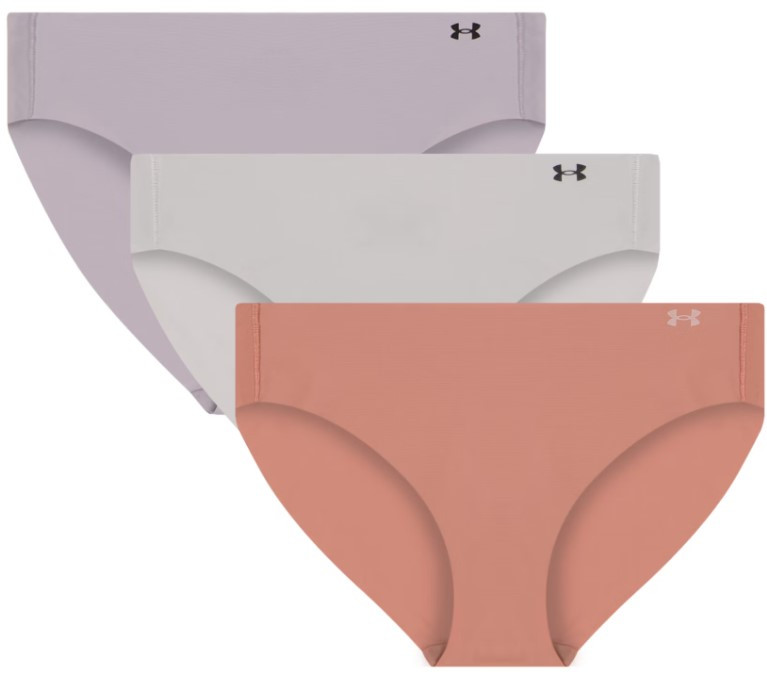 Kalhotky Under Armour UA PURE STRETCH NO SHOW BIKINI-SOLID 3PK