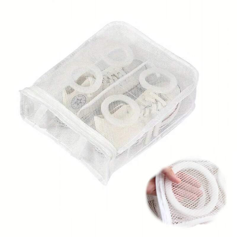 Velkokapacitní taška síťovaná na praní bot ponožek se zipem