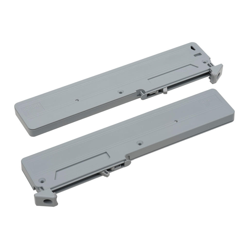 Xora TLUMIČ DOVÍRÁNÍ, šedá, 17,5/1,5/5,5 cm