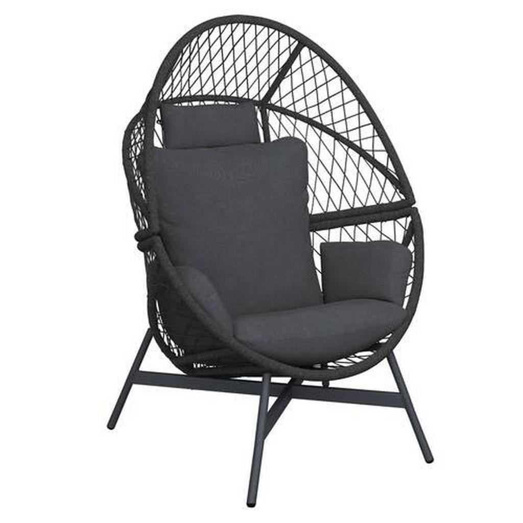 Amatio KŘESLO NA TERASU, kov, textil