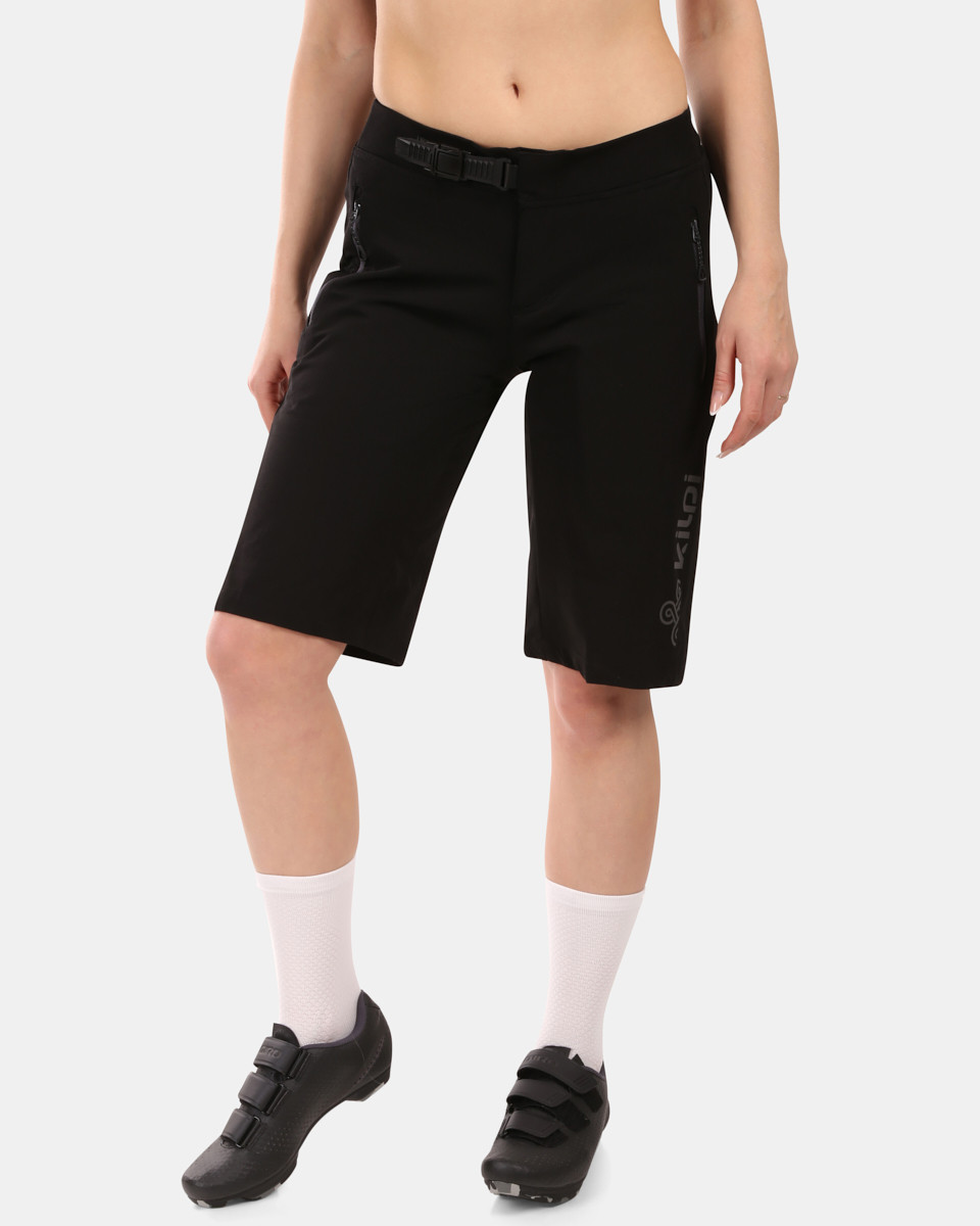 Dámské cyklistické kraťasy kilpi hixon-w 2v1 černá 46