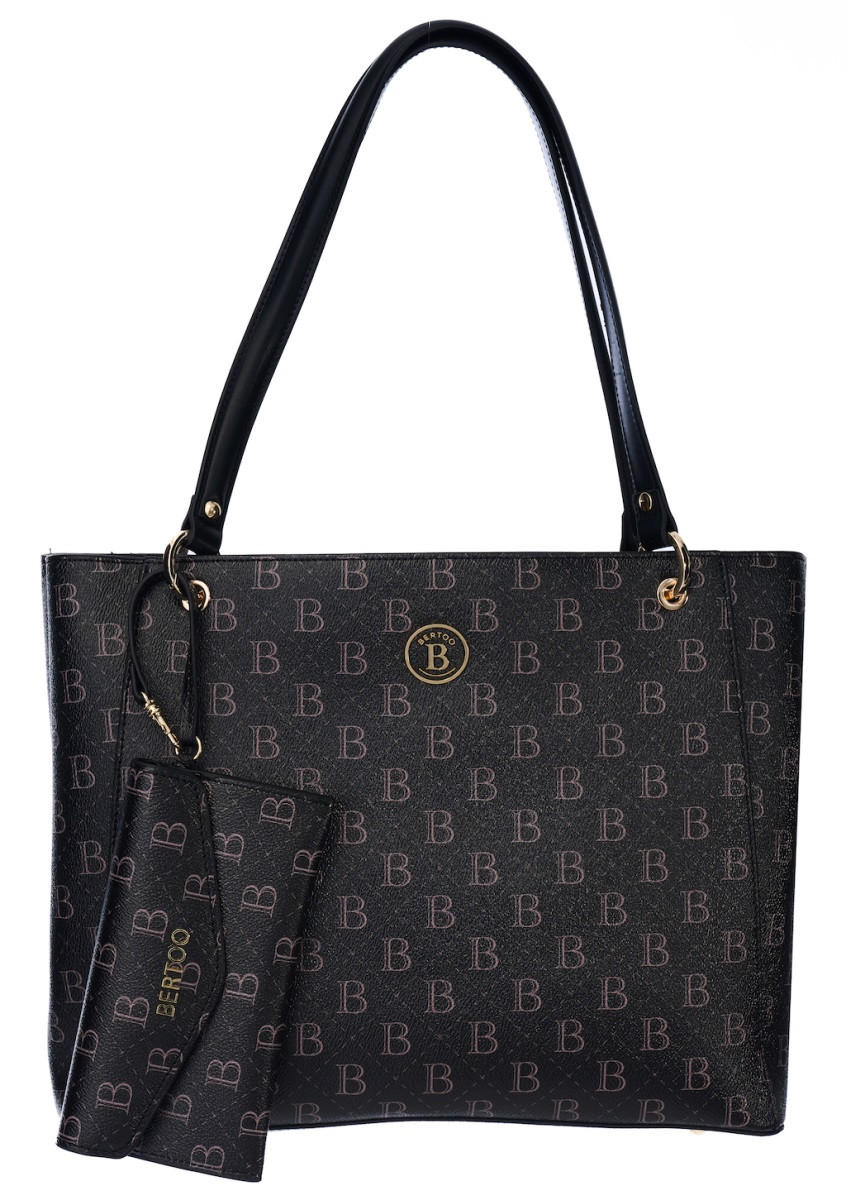 Dámská kabelka bertoo federica černá/logo uni