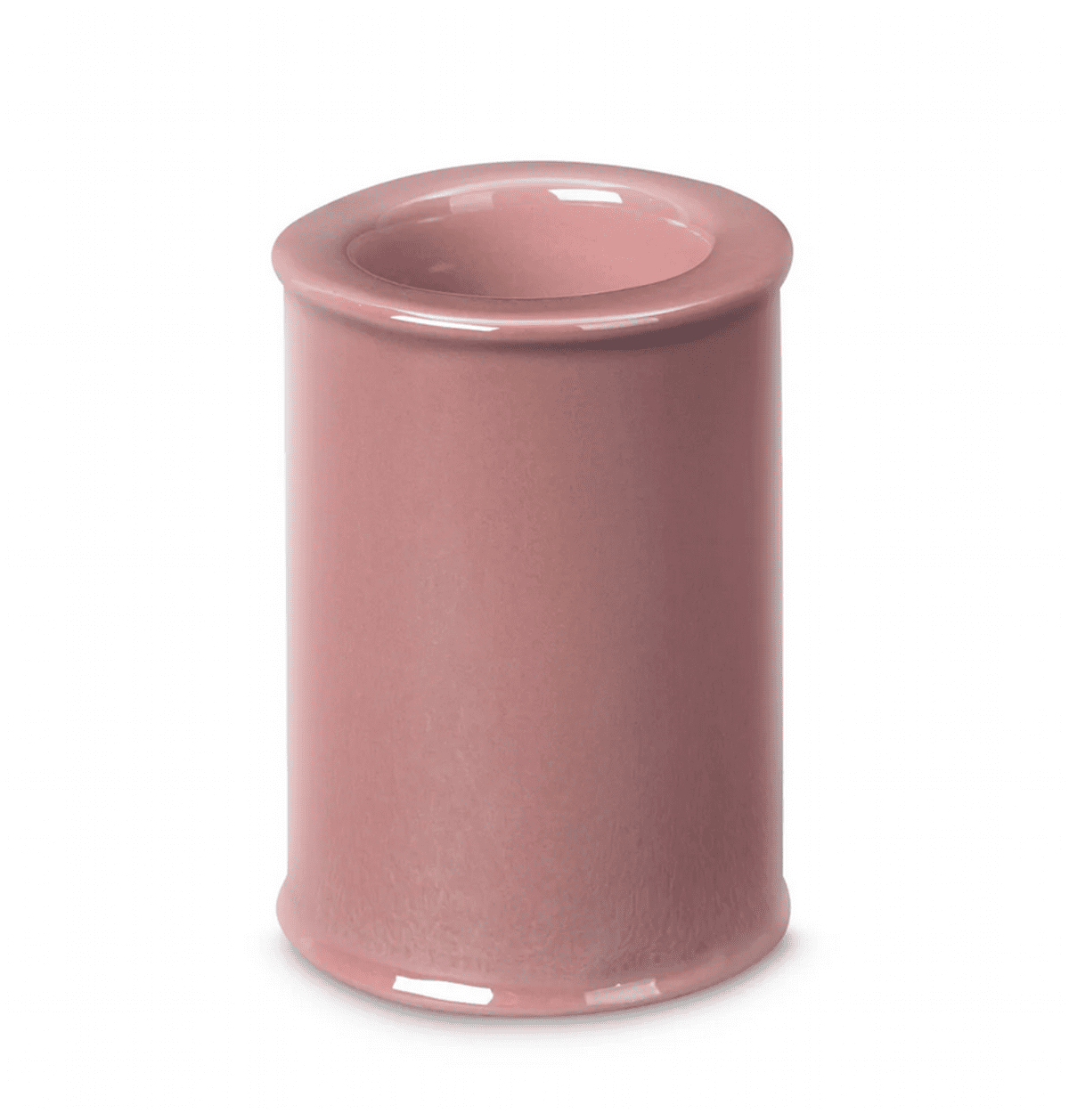 Dekorativní svícen na čajovou svíčku SIMONA růžová 7x7x10 cm Mybesthome