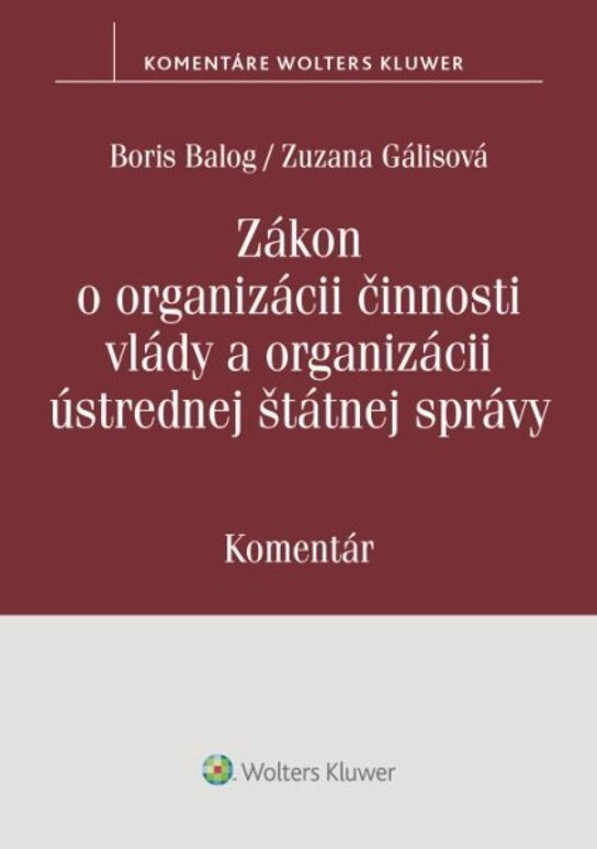 Zákon o organizácii činnosti vlády a organizácii ústrednej štátnej správy