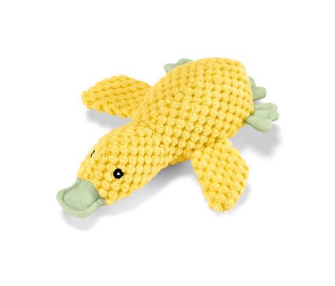 Tchibo - Plyšová hračka pro psy »Malá kachna« - barva: žlutá