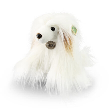 Rappa Plyšový pes čínský chocholatý - labutěnka 30 cm ECO-FRIENDLY