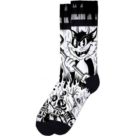 Ponožky American Socks Evil Cat - Černá - L/Xl
