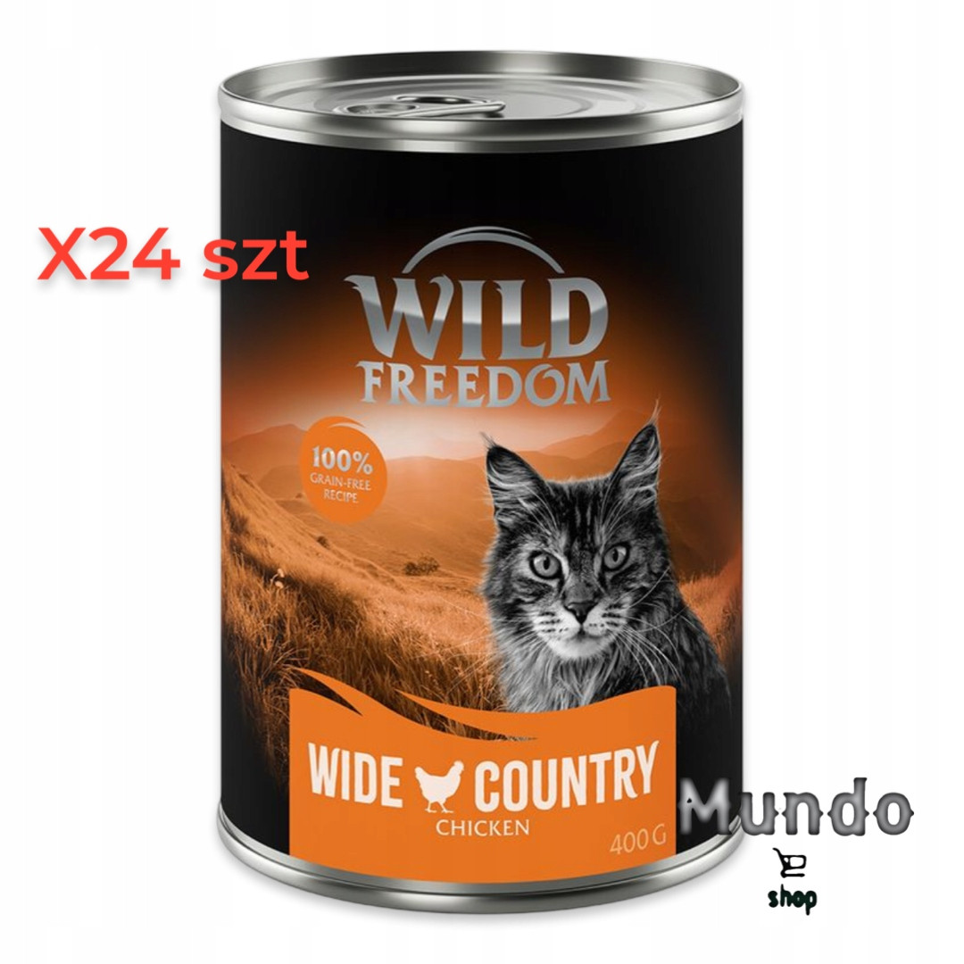 Wild Freedom Adult 6 x 400 g - bez obilovin - Wide Country - kuře