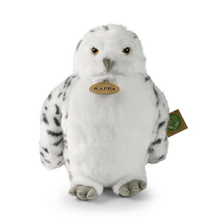 Rappa Plyšová sova/sovice sněžná 28 cm ECO-FRIENDLY