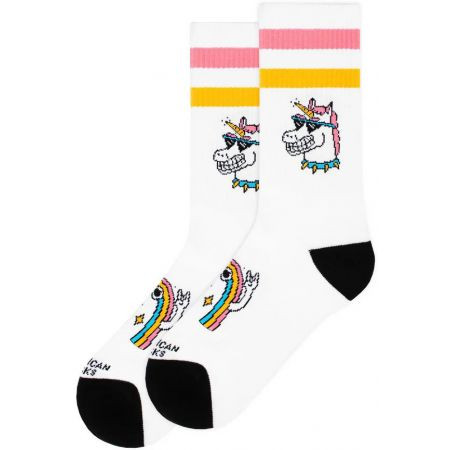 Ponožky American Socks Unicorn - Bílá - Univerzální