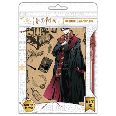 Harry Potter blok s perem (Navy & Gold) DPL6