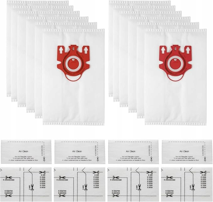 24x Sáčky do vysavače Miele Classic C1 Complete C1 C2 C3 S2 8x Filtry