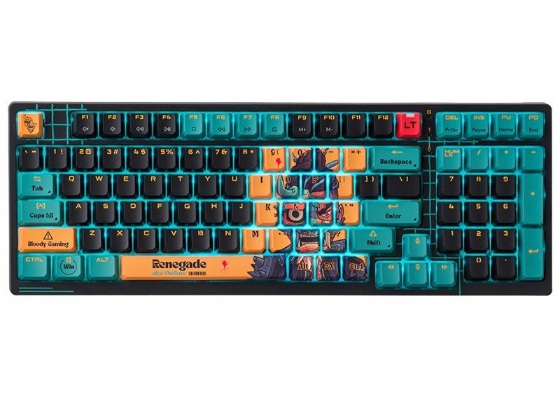 Mechanická klávesnice A4TECH Bloody AT98 Renegade Usb (Alpha Switches)