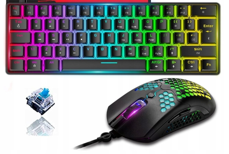 Sada klávesnice a myši Ziyou Lang černá 5930