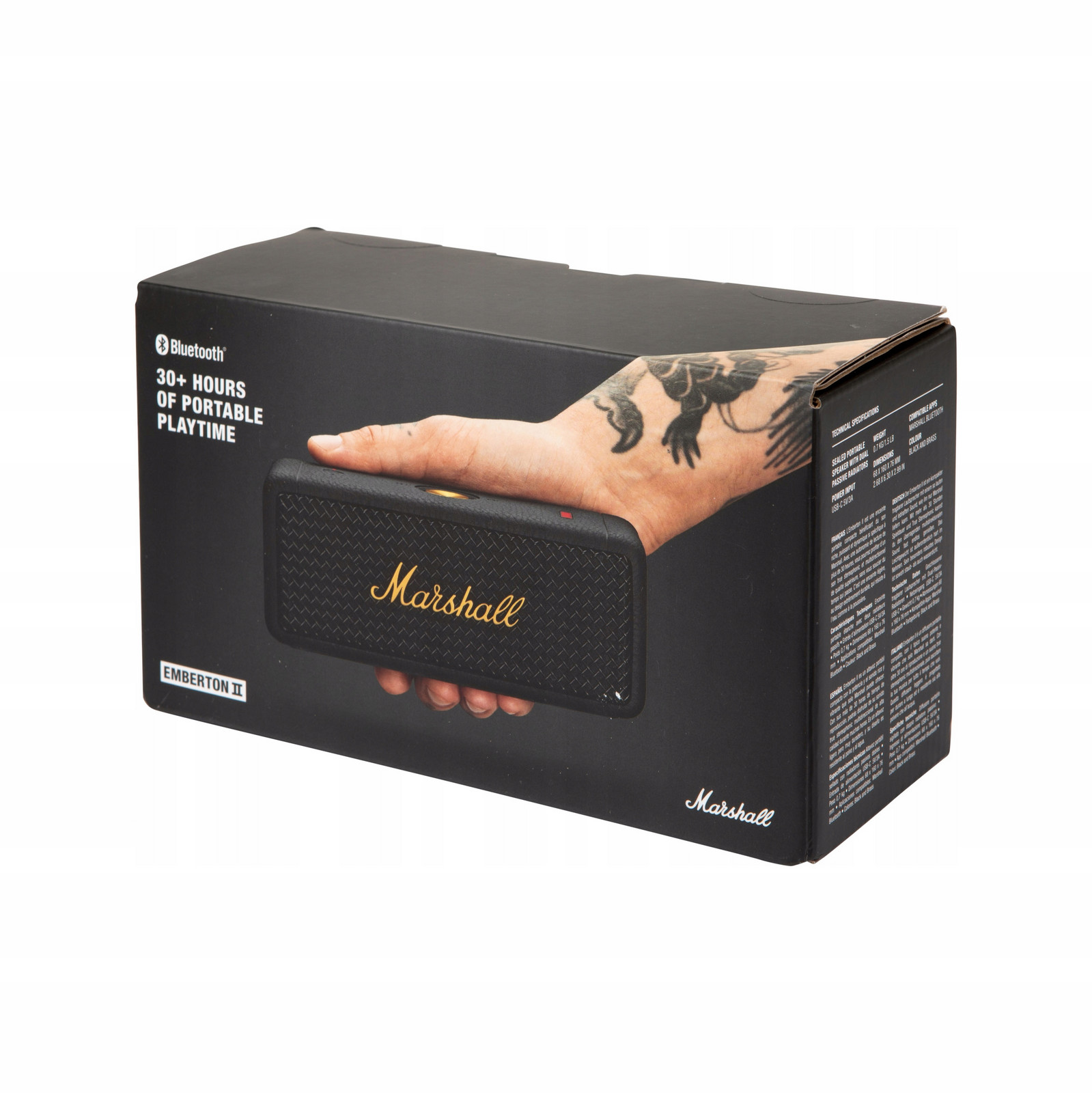 Bt reproduktor Marshall Emberton II Černý