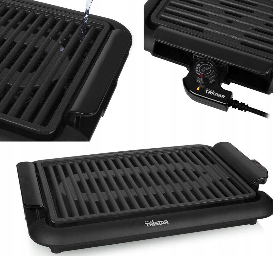 Tradiční elektrický gril Tristar 1200 W černý 1200 W