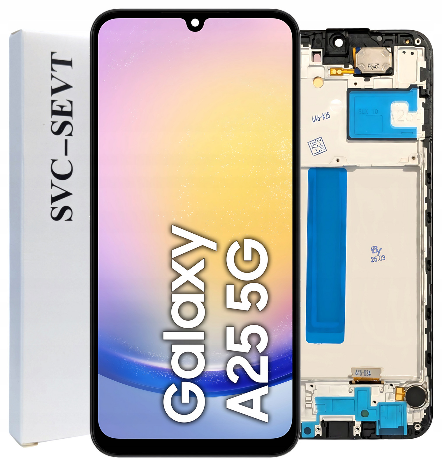 Originální LCD Dotykový Displej Pro Samsung Galaxy A25 Rámeček SM-A256E