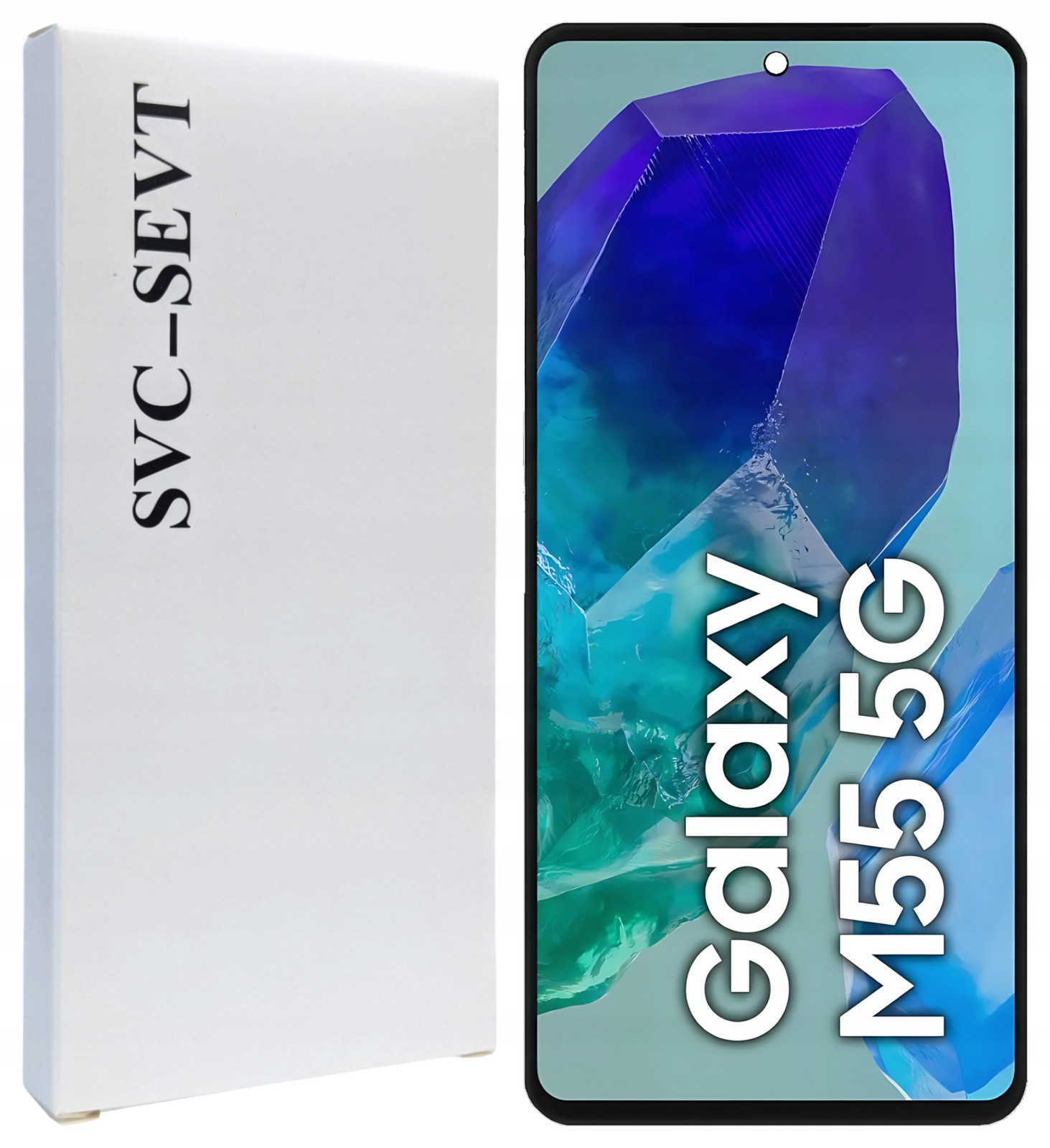 Originální LCD Dotykový Displej Pro Samsung Galaxy M55 SM-M556B Rámeček