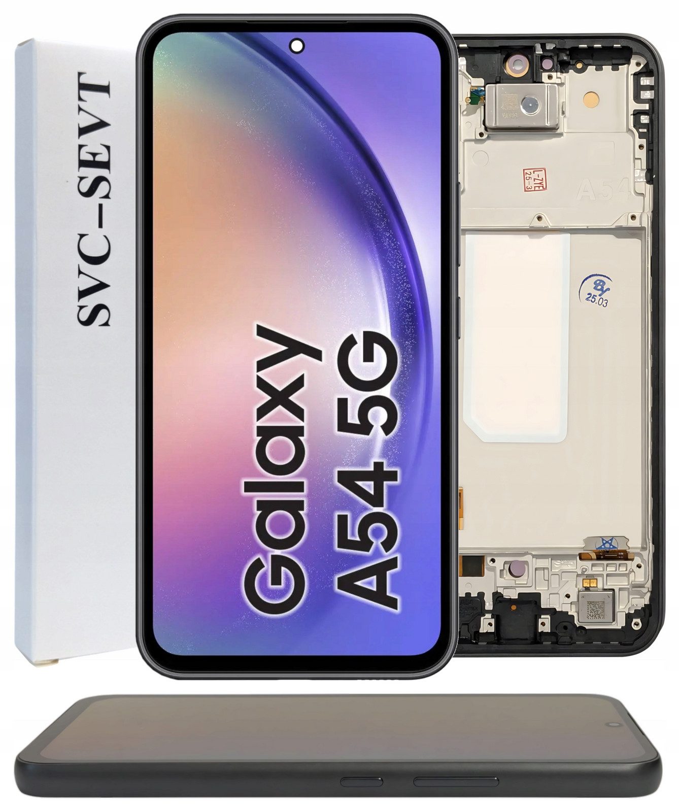 Originální LCD Dotykový Displej Pro Samsung Galaxy A54 Černý Rámeček