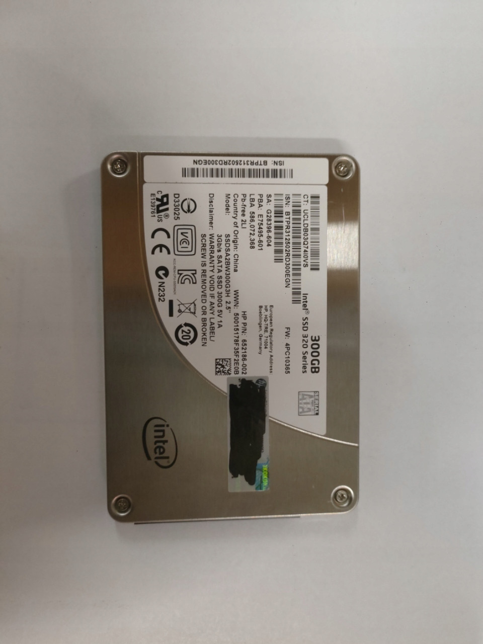 Disk Intel 320 Series 300 Gb Ssd Sata