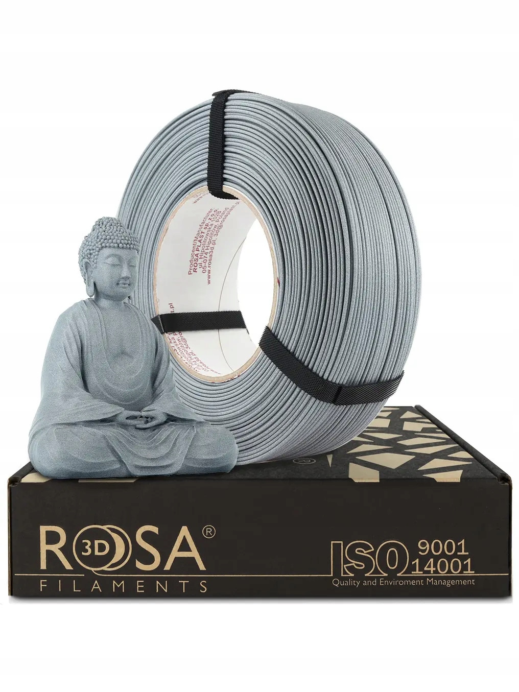 Filament Refill Pla-cf Matt Rosa3D 1,75mm Stone Cold Grey 1kg