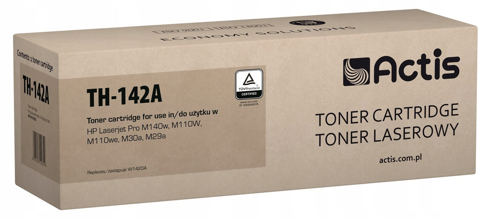 Actis TH-142A Toner (náhrada Hp 142A HP142A W1420A, Standard; 950 stran;