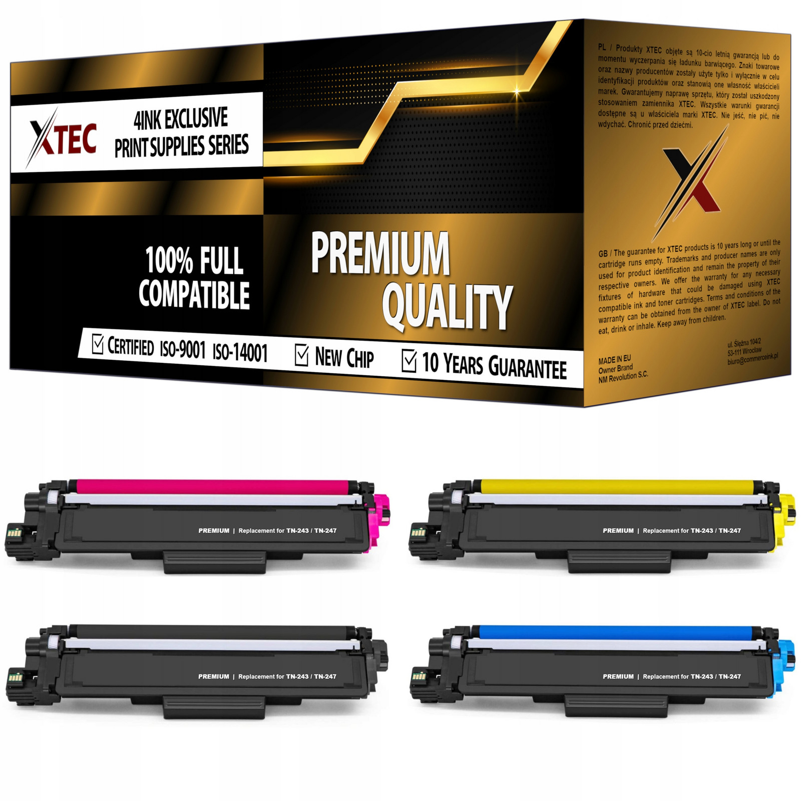 XL Toner Pro Brother HL-L3270CDW MFC-L3770CDW DCP-L3510CDW DCP-L3550CDW