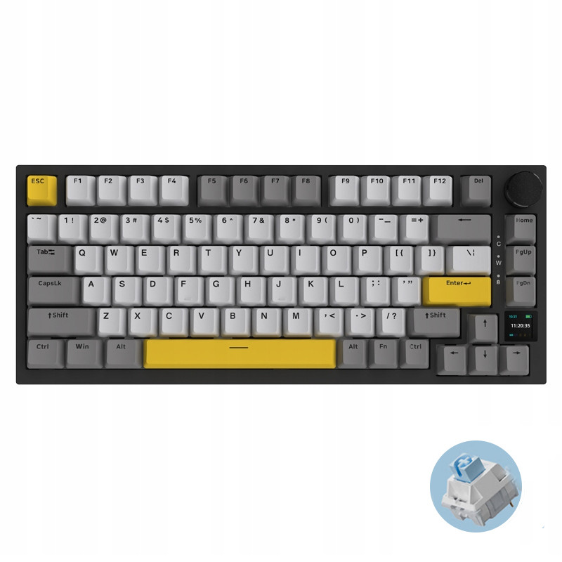 Třírežimová mechanická klávesnice AK820PRO bezdrátový dárkový spínač s obrazovkou