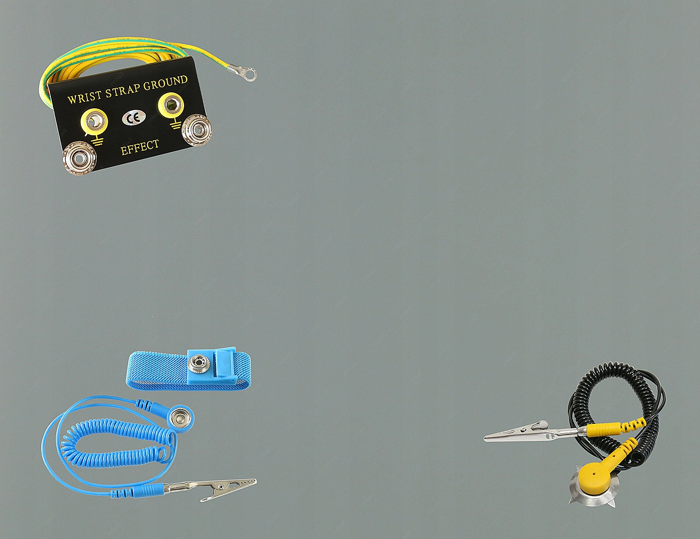 Esd Podložka Přírodní 600x1000 2mm Šedá M Řemínek Z1