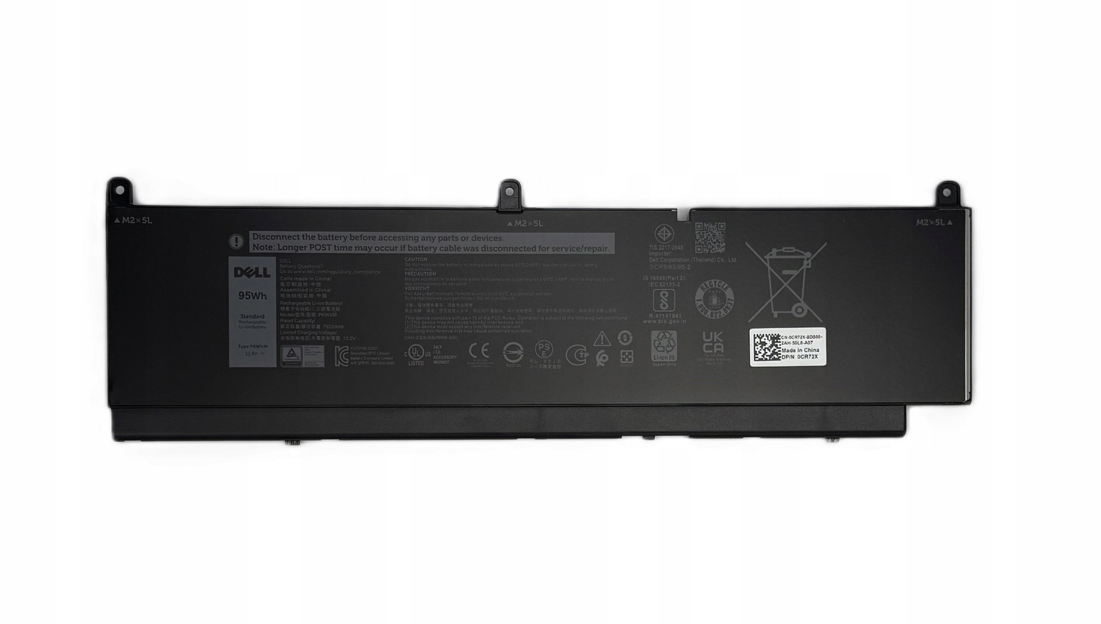 Baterie Dell Precision 7550 7560 7750 7760 Pkwvm CR72X 68ND3 17C06 447VR