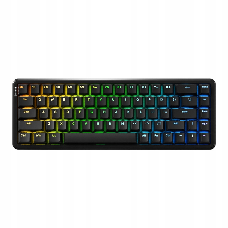 AK680 Max třírežimová mechanická klávesnice (8+1K) magnetický spínač Rgb Diy
