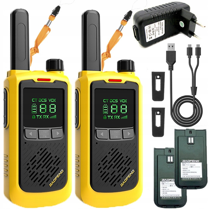 Vysílačky Walkie Talkie Bivak 10KM Baofeng Radiotelefon Velký Dosah