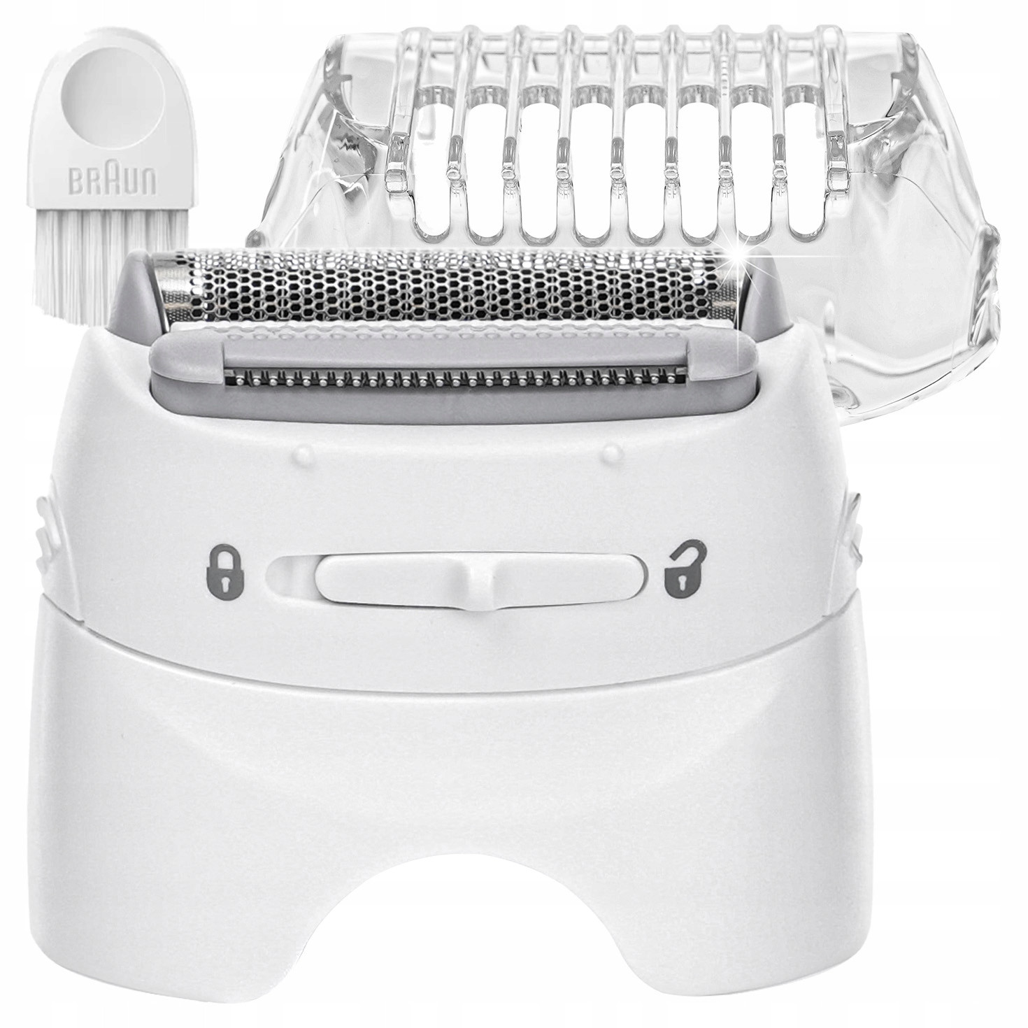 Holicí Hlava Nástavce Zastřihovače Braun Silk-epil 5, 7, 9 (Každý typ) Originál