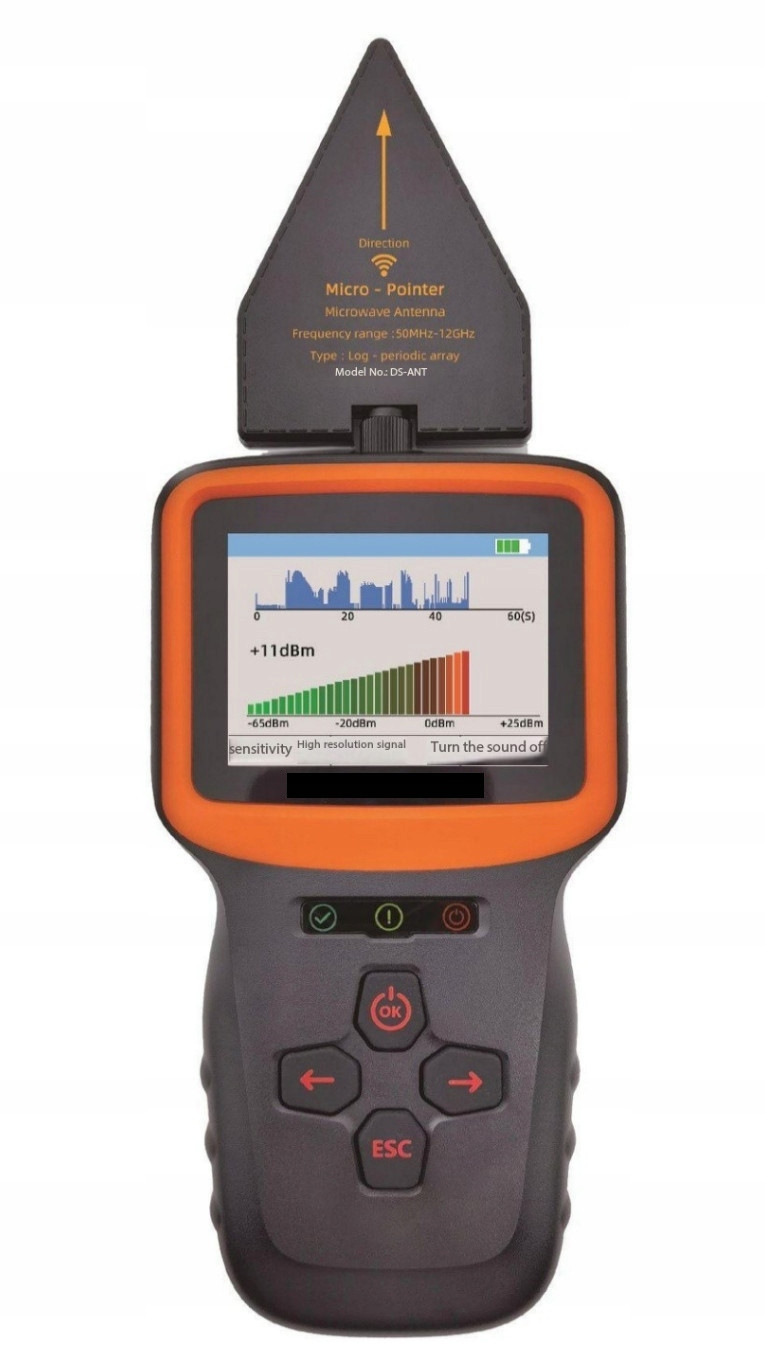Detektor Rušení Odposlechů Kamer Wifi Gsm 2G 3G 4G Lte 5G Gps