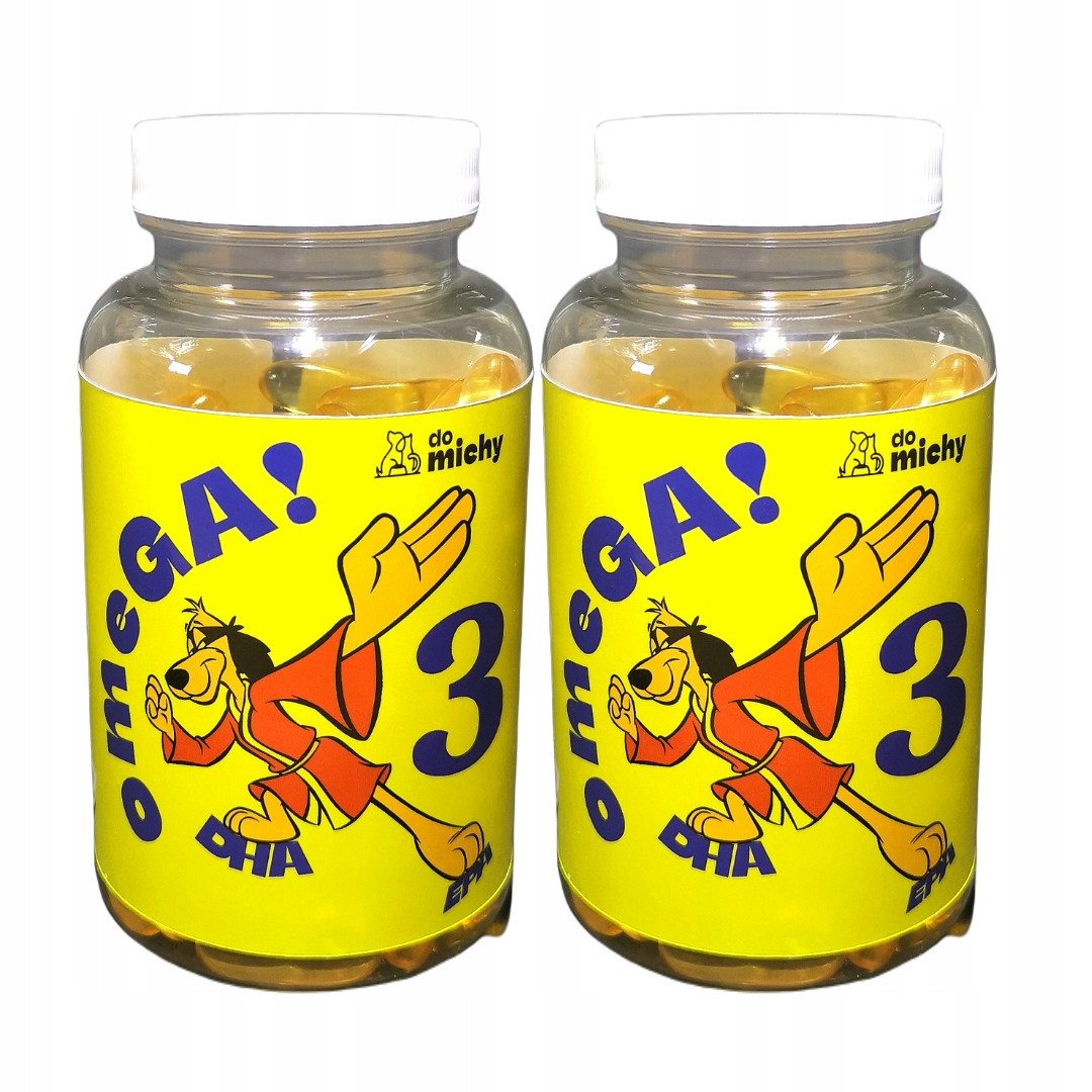 Sada 2x Do michy Omega-3 olej v kapslích pro psy