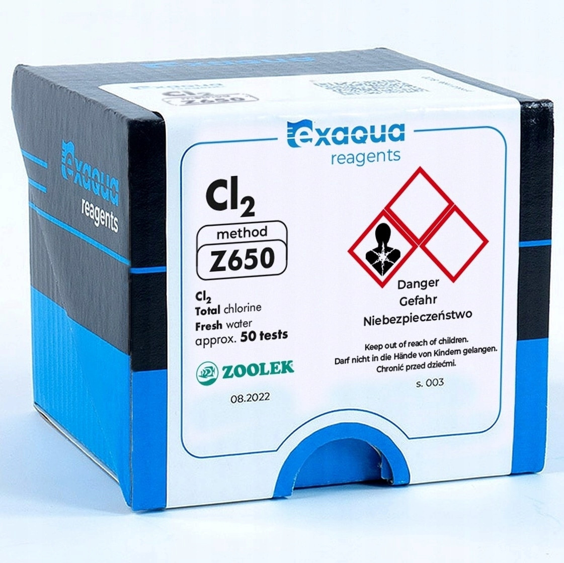 Exaqua Celkový chlor Cl2 Z650 Činidla PRO3/PRO6