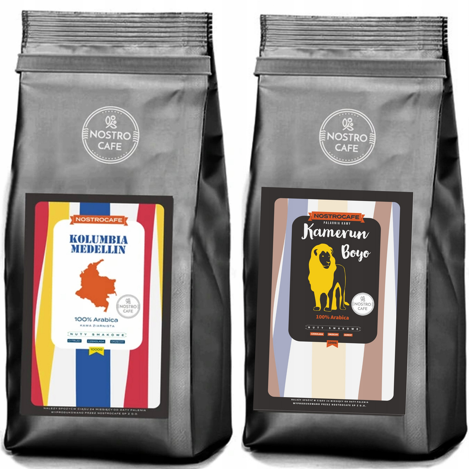 Káva Zrnková 2KG Kolumbie Medellin Kamerun Boyo