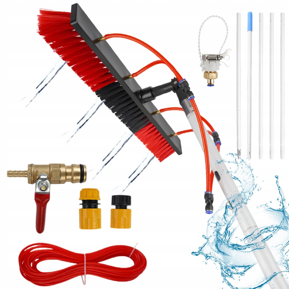 Kartáč Na Čištění Solárních Panelů S Teleskopickou Rukojetí