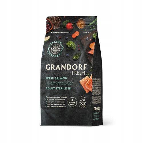 Grandorf Cat Fresh Dospělý sterilizovaný losos 2kg